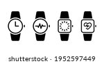 watch icon. smart watch icon.... | Shutterstock .eps vector #1952597449