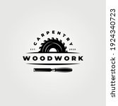 Vintage Carpentry Woodwork Logo ...