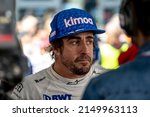 Small photo of IMOLA, ITALY - April 23, 2022: Fernando Alonso, from Spain competes for the Alpine F1 Team at round 04 of the 2022 FIA Formula 1 championship.