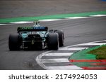 Small photo of SILVERSTONE, UNITED KINGDOM - July 02, 2022: Sebastian Vettel, from Germany competes for Aston Martin F1 . Qualifying, round 10 of the 2022 F1 championship.