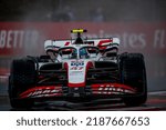 Small photo of MOGYORoD, HUNGARY - July 30, 2022: Mick Schumacher, from Germany competes for Haas F1 . Qualifying, round 13 of the 2022 F1 championship.
