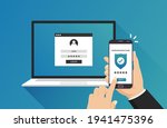 authentication security concept ... | Shutterstock .eps vector #1941475396