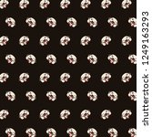 pug   emoji pattern 62 | Shutterstock . vector #1249163293