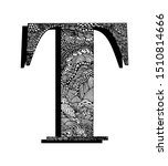 capital letter t. the original... | Shutterstock .eps vector #1510814666