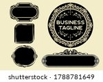 vintage beautiful name frame... | Shutterstock .eps vector #1788781649