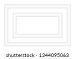 abstract geometric white and... | Shutterstock .eps vector #1344095063