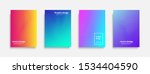minimal covers design. colorful ... | Shutterstock .eps vector #1534404590