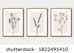 gallery wall art set of 3... | Shutterstock .eps vector #1822491410