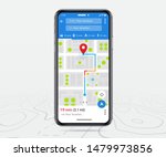 map gps navigation app ux ui... | Shutterstock .eps vector #1479973856