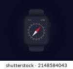 smartwatch compass app ui ux... | Shutterstock .eps vector #2148584043