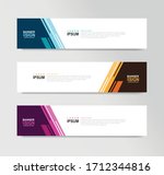vector abstract banner design... | Shutterstock .eps vector #1712344816