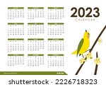 2023 Abstract Bird Calendar...