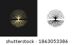 root or tree  tree of life... | Shutterstock .eps vector #1863053386
