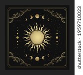 sun and moon phases in... | Shutterstock .eps vector #1959710023