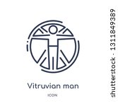 Vitruvian Man Icon From People...