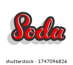 soda vector text  hand drawn... | Shutterstock .eps vector #1747096826