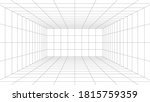 empty futuristic digital box... | Shutterstock .eps vector #1815759359