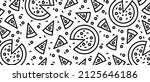pizza backdrop. back line pizza ... | Shutterstock .eps vector #2125646186