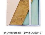 Small photo of Wall cladding with plasterboard and mineral wool insulation. Assembly guide. annotation