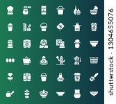 Pot Icon Set. Collection Of 36...