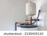 Residential hot water heater expansion tank.