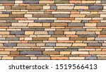 a long wall of long natural... | Shutterstock .eps vector #1519566413