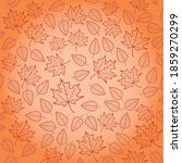 autumn maple leaves on an... | Shutterstock .eps vector #1859270299