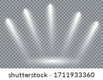 a collection of stage lighting. ... | Shutterstock .eps vector #1711933360