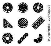 Donuts And Pastry Icons