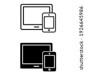 smart devices icons vector set. ... | Shutterstock .eps vector #1926645986