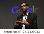 Small photo of Google and Alphabet Inc CEO Sundar Pichai, Google chief executive officer Sundar Pichai. New York, US - 30 Jan 2024