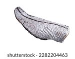 Small photo of Raw grenadier macrurus fish. Isolated on white background
