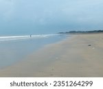 Small photo of Digha,India - June 15,2023:Capture the essence of maritime life with a fishing boat adrift the endless sea. A silent voyage into the horizon, where the rhythm of the waves meets the toil of the sea