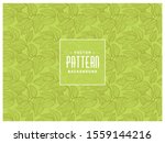 seamless pattern green leaves.... | Shutterstock .eps vector #1559144216