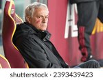 Small photo of 26th Nov 2023; Stadio Olimpico, Rome, Italy; Serie A football match 2023-2024 , AS Roma versus Udinese; Roma Trainer Jose Mourinho during the match Udinese-Roma at the Olimpico Stadium