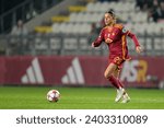 Small photo of 20th December 2023; Stadio Tre Fontane, Roma, Italy; Uefa Champions League Woman football; Roma versus Paris; Laura Feiersinger of AS Roma