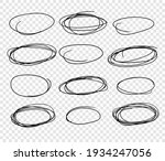hand drawn set of objects for... | Shutterstock .eps vector #1934247056