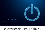 power button concept on low... | Shutterstock .eps vector #1971748256