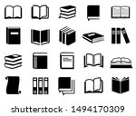 book icon set vector  book... | Shutterstock .eps vector #1494170309