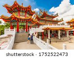 Small photo of Mlaysia Kuala Lumpur-24-11-2019-Thean Hou Temple is a famous Chinese temple in Kuala Lumpur, Malaysia, it is a syncretic temple with elements of Buddhism, Taoism and Confucianism.
