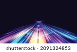 modern abstract high speed... | Shutterstock .eps vector #2091324853