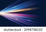modern abstract high speed... | Shutterstock .eps vector #2098738210