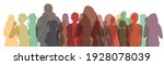 a group of diverse people... | Shutterstock .eps vector #1928078039