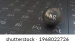 silver element in spherical... | Shutterstock . vector #1968022726