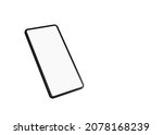 realistic phone screen... | Shutterstock . vector #2078168239