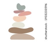 zen stones simple abstract... | Shutterstock .eps vector #1933233596