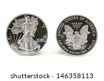 Two American Eagle Silver...
