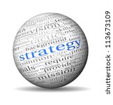 strategy and management concept ... | Shutterstock . vector #113673109