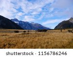 Panoramic view of Aroki mout cook (Mt.cook)in National park south New Zealand