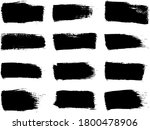 set of black ink horizontal... | Shutterstock .eps vector #1800478906